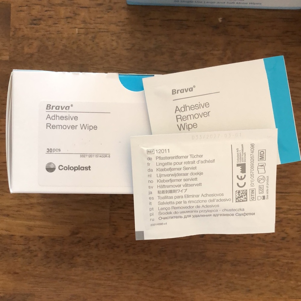 Coloplast Brava Adhesive Remover Wipes